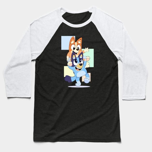 Funny Bluey Baseball T-Shirt by Inspire Gift